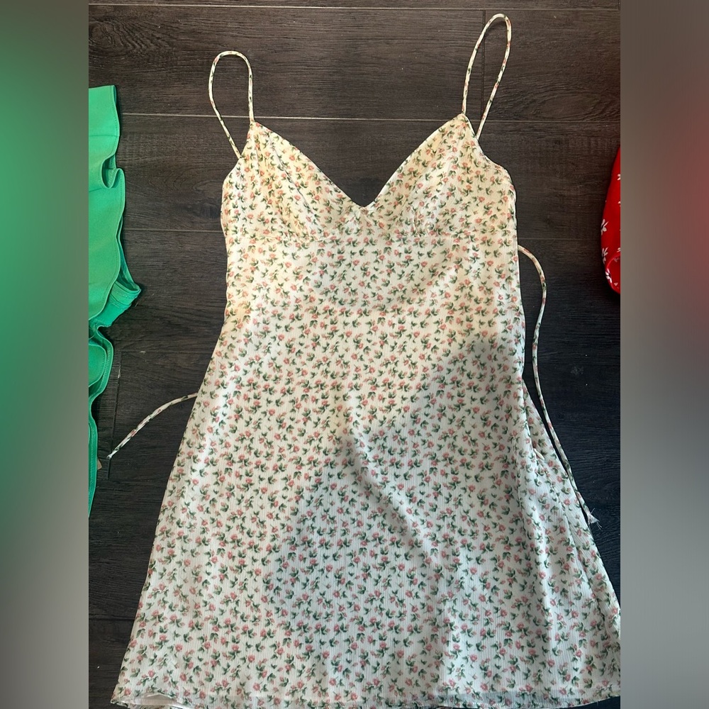 Mini floral dress